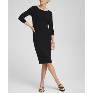 Chico's Black Midi Dress